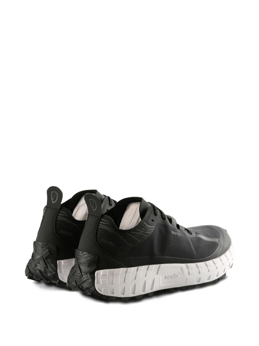 Sneakers Norda Run negri din material textil - Img 3