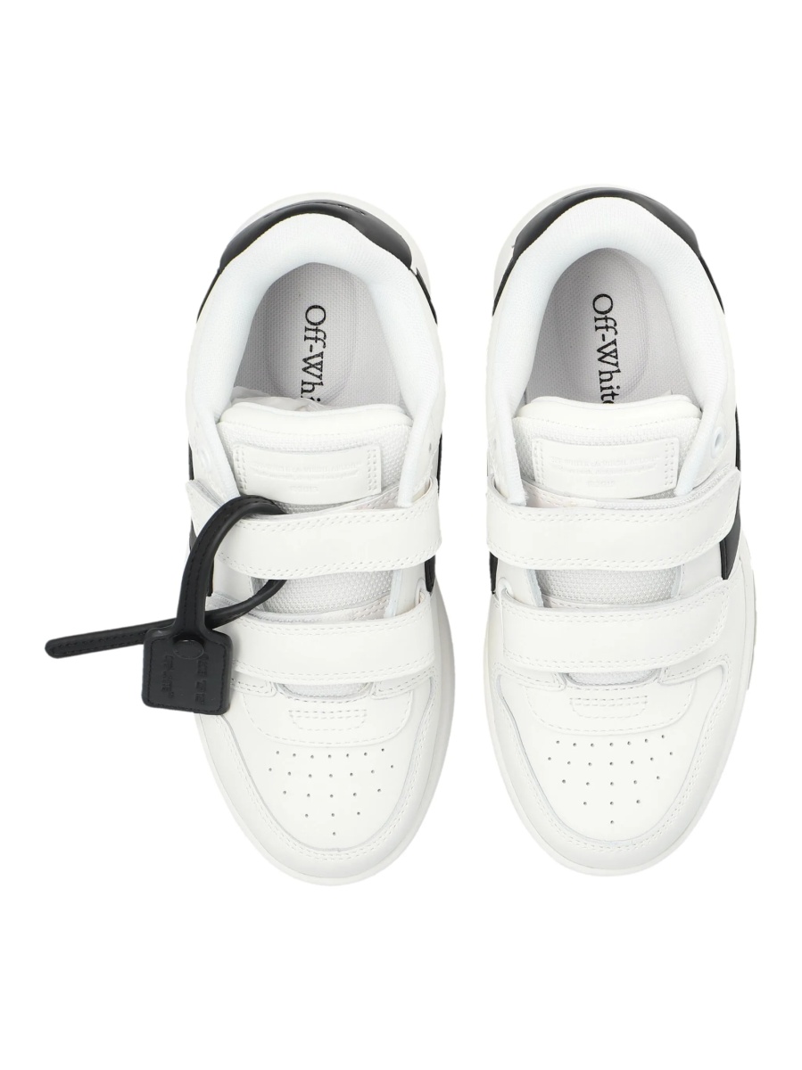 Sneakers Off-White albi din piele - Img 4