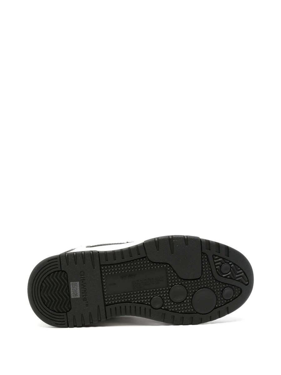Sneakers Off-White albi din piele - Img 4