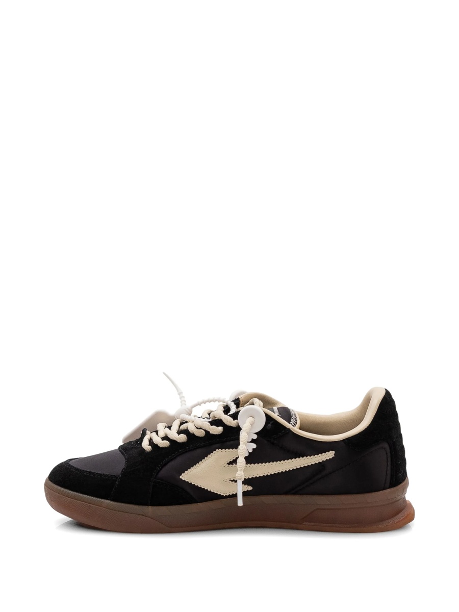 Sneakers Off-White negri din acetat si nylon - Img 4