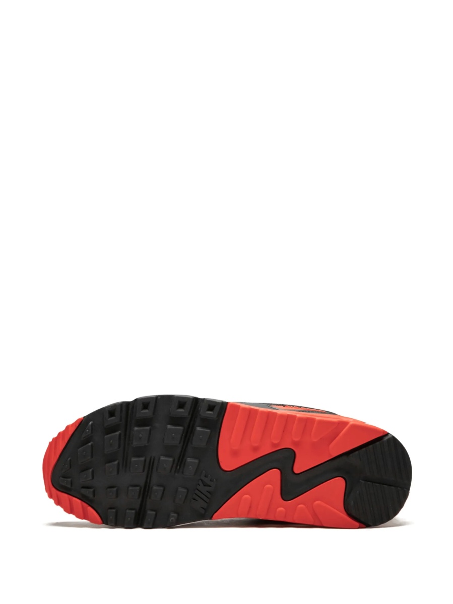 Sneakers ONE air max gri din material textil si piele - Img 4
