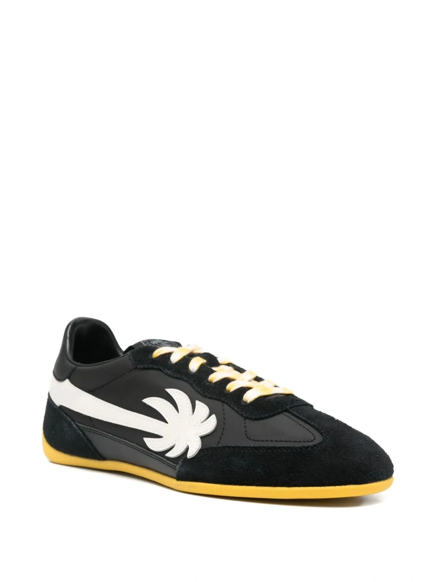 Sneakers Palm Angels negri din piele - Img 5