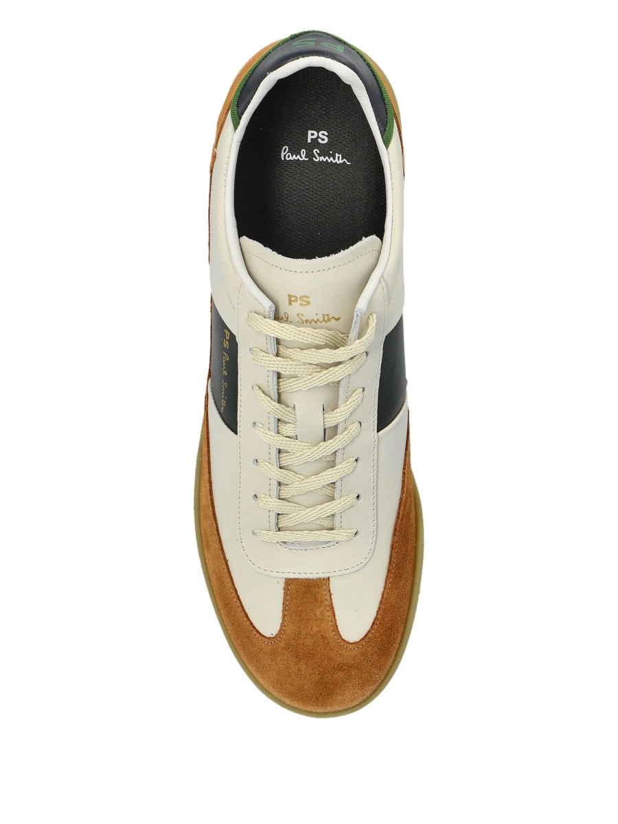 Sneakers Paul Smith neutri din piele - Img 4