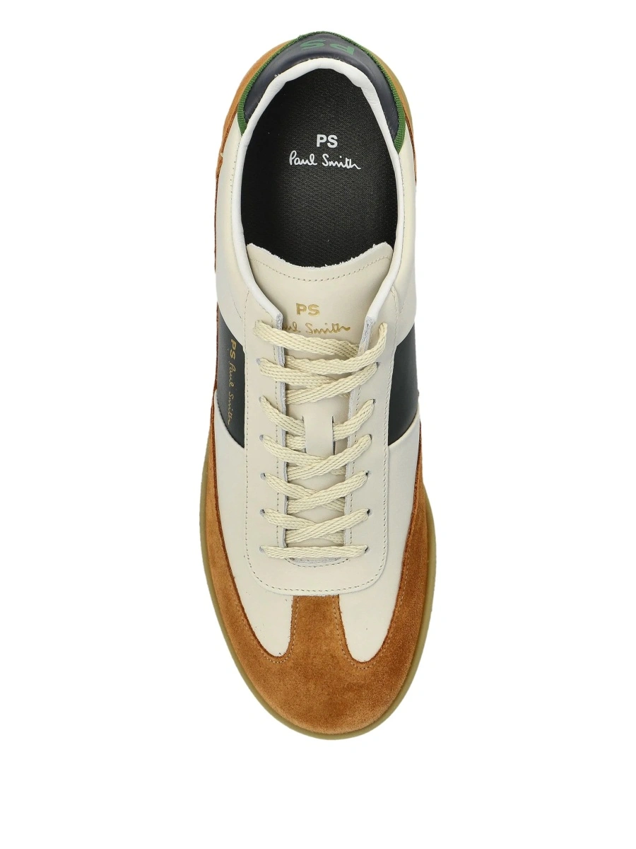 Sneakers Paul Smith neutri din piele - Img 4