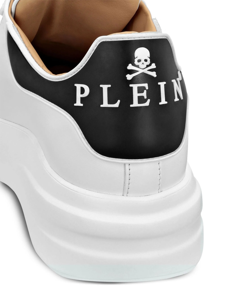 Sneakers Philipp Plein albi din piele - Img 3