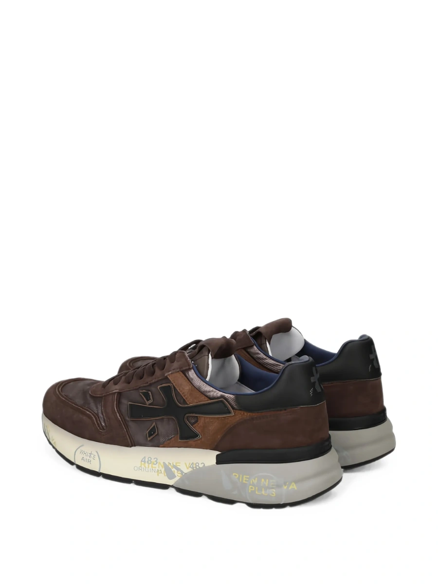 Sneakers Premiata maro din poliamida si poliuretan - Img 3