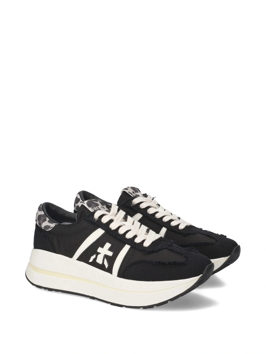 Sneakers Premiata negri din poliamida - Img 2