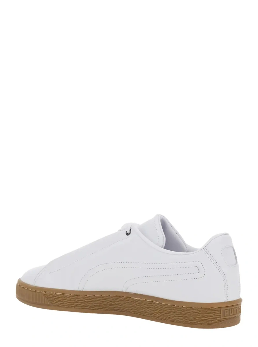 Sneakers PUMA albi din piele - Img 3
