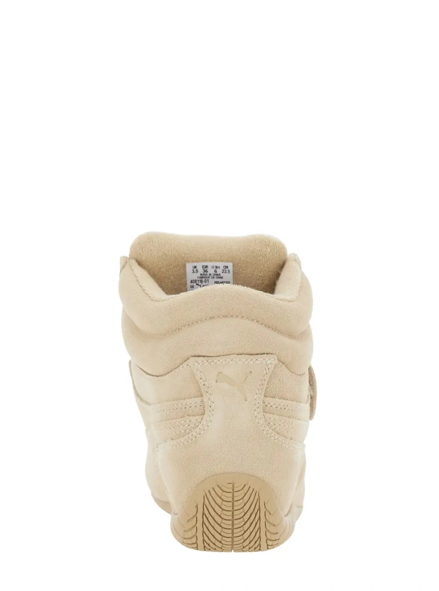 Sneakers PUMA bej din piele si material textil - Img 4