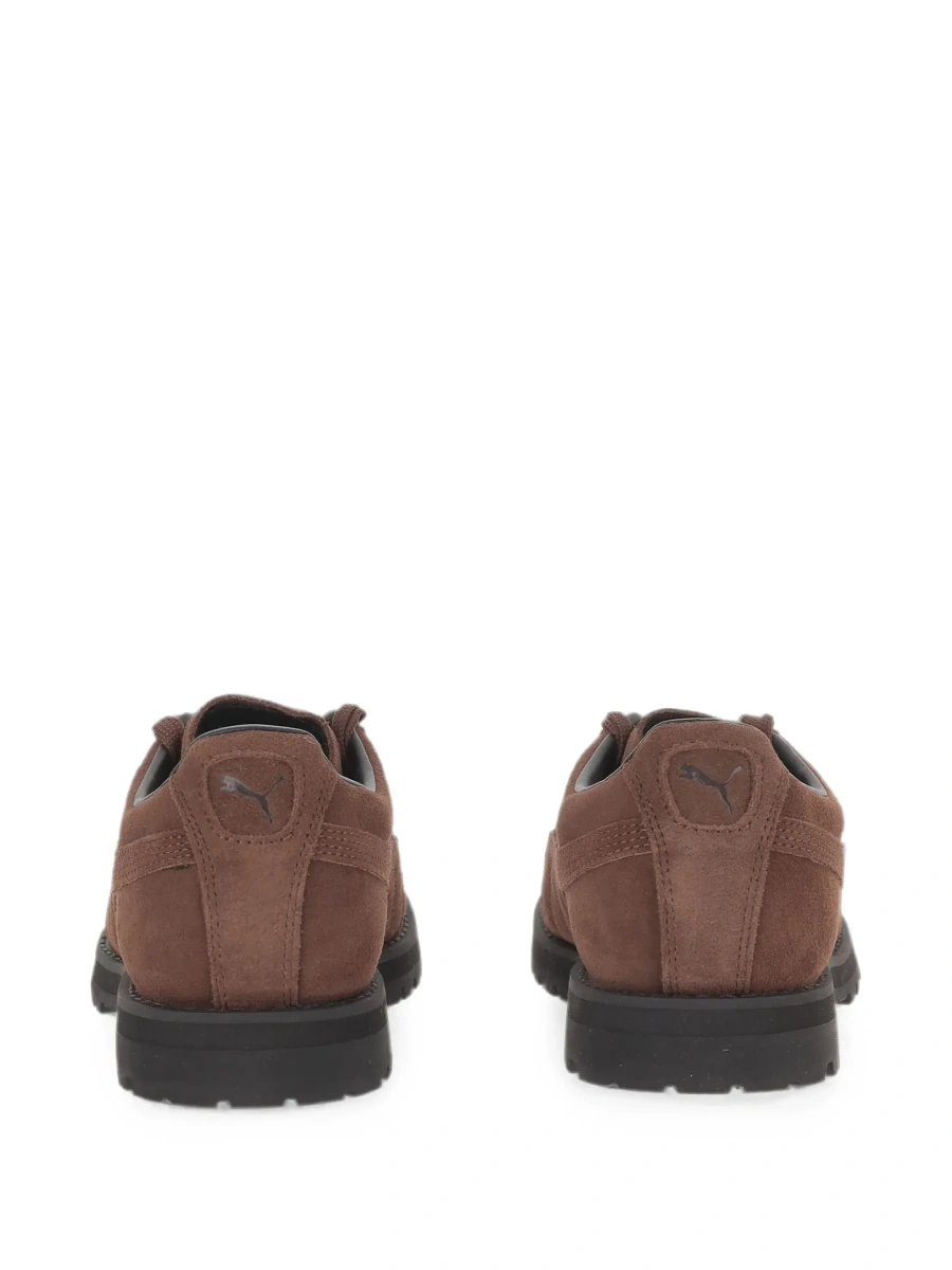 Sneakers PUMA maro din piele intoarsa - Img 6