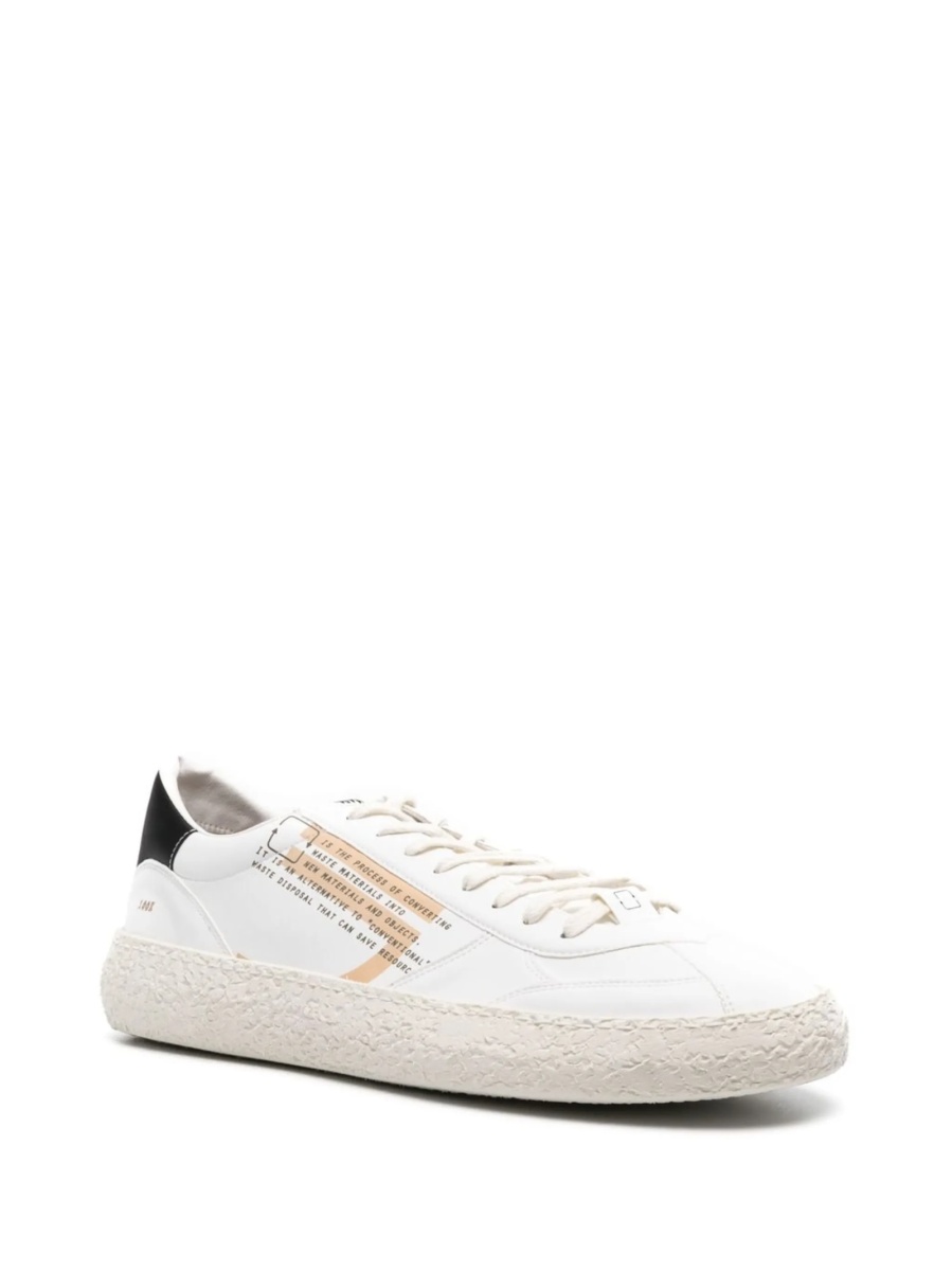 Sneakers PURAAI albi din piele eco - Img 2