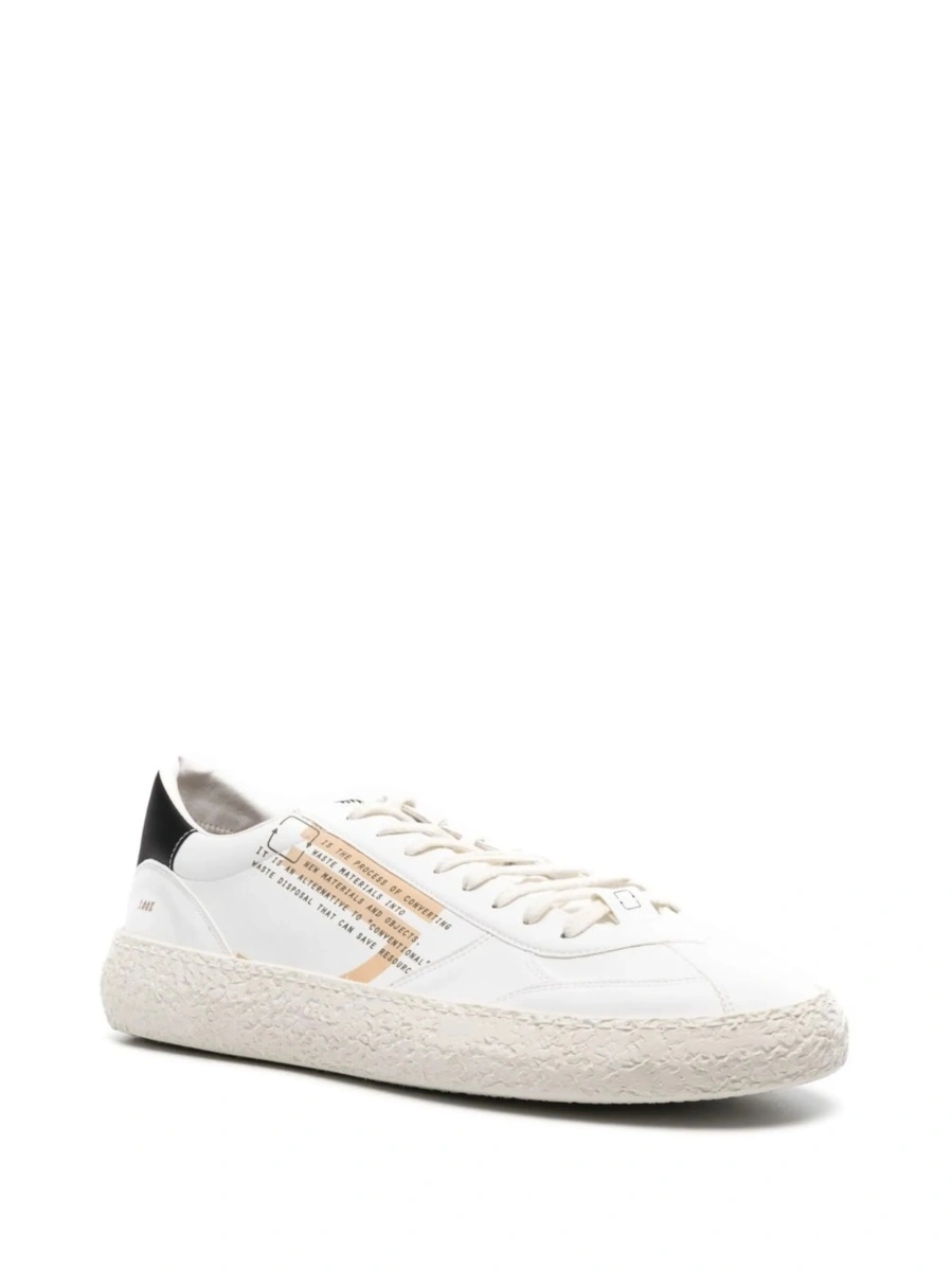 Sneakers PURAAI albi din piele eco - Img 2