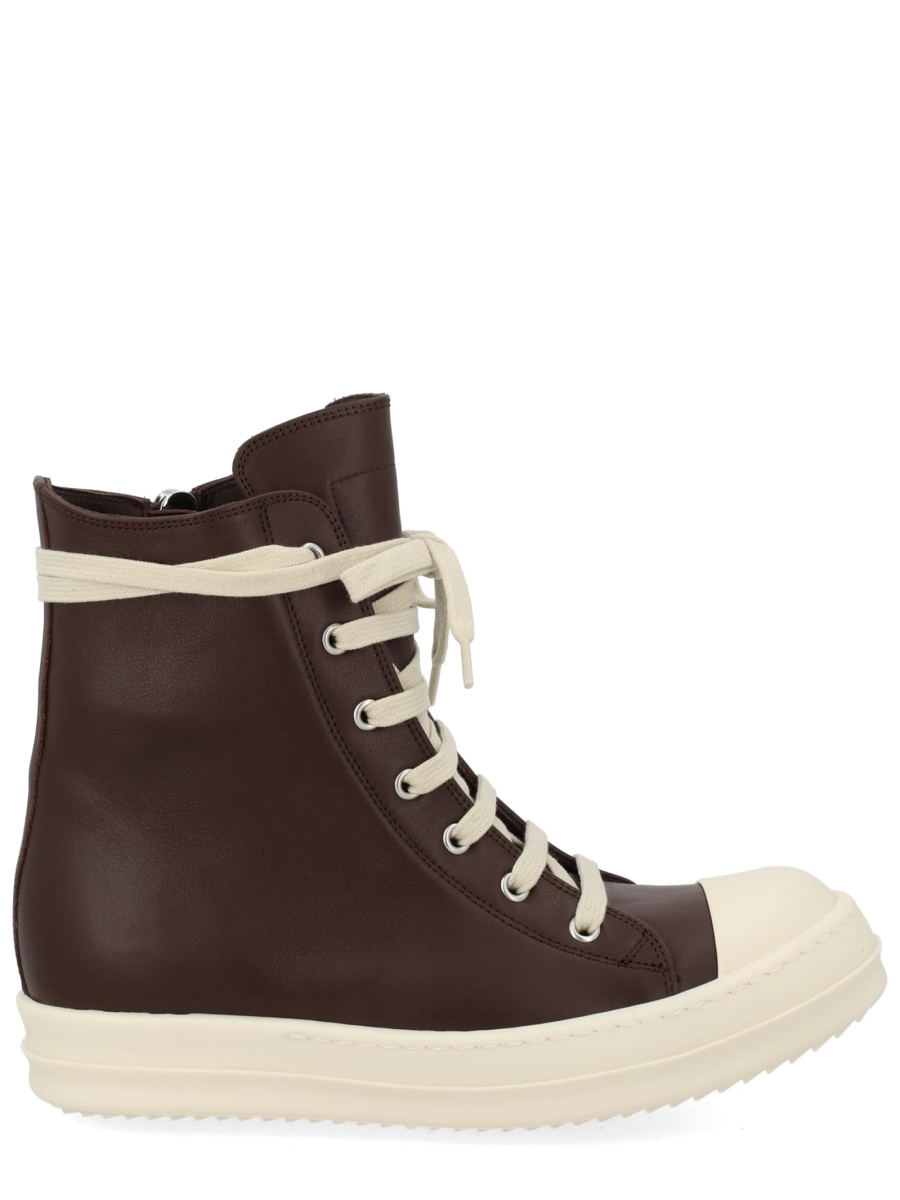 Sneakers Rick Owens maro din piele - Img 2