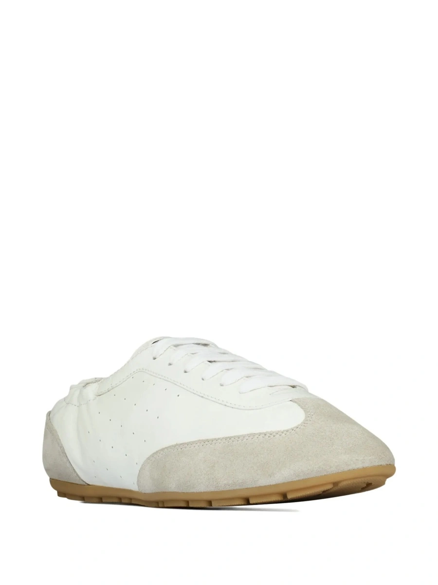 Sneakers Saint Laurent albi din piele 'ARTICO' - Img 5