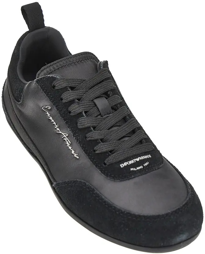 Sneakers Satin and suede leather sneakers - Img 2