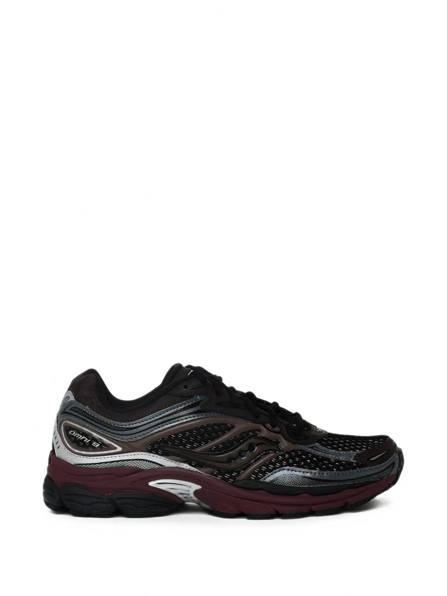 Sneakers Saucony maro din material textil - Img 7