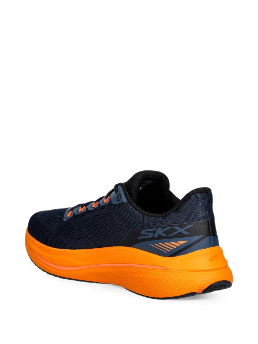 Sneakers SKECHERS albastri din material textil si fibre - Img 3
