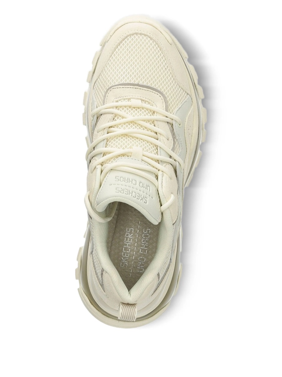 Sneakers SKECHERS albi din plasa si poliuretan - Img 2