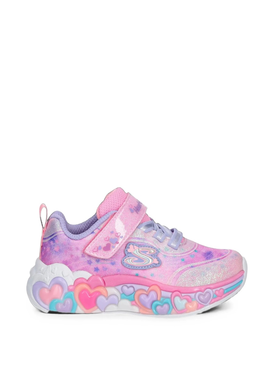 Sneakers SKECHERS roz din material textil - Img 2