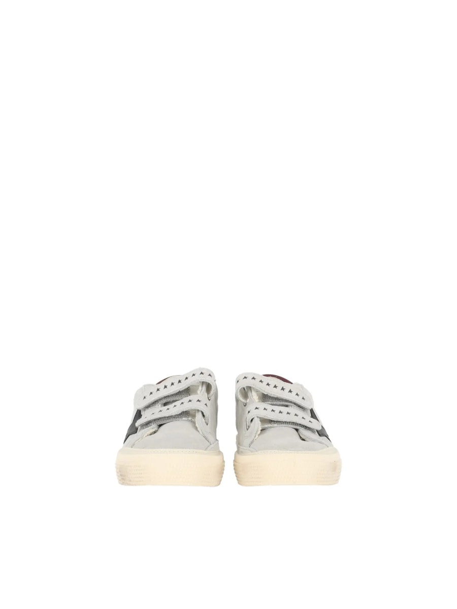 Sneakers SNEAKERS MAY SCHOOL SUEDE UPPER AND STRAP LEATHER STAR AND HEEL GREY/BLACK/BORDEAUX - Img 3