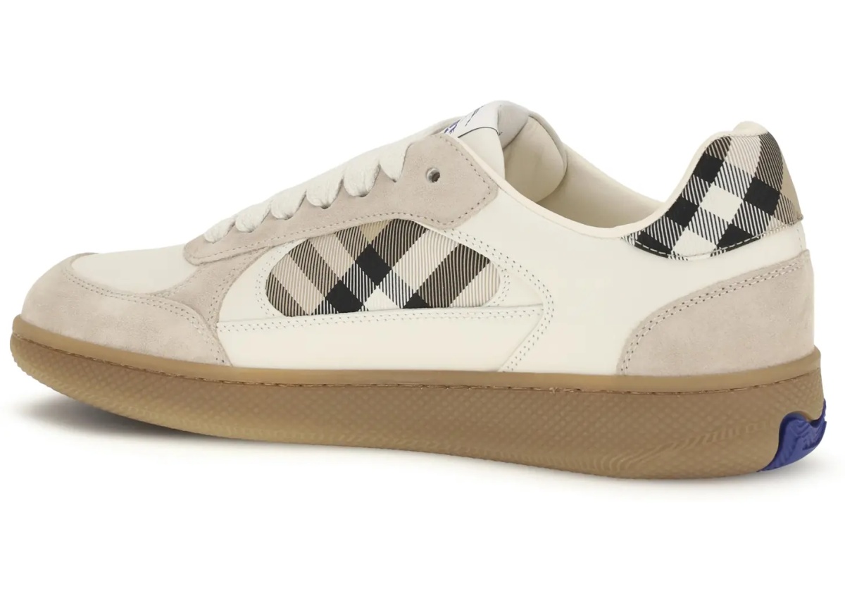Sneakers Terrace leather and Check Sneakers - Img 3