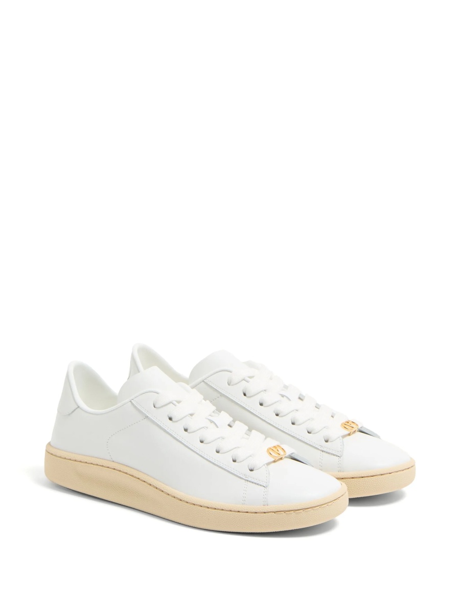 Sneakers Valentino Garavani albi din piele - Img 2