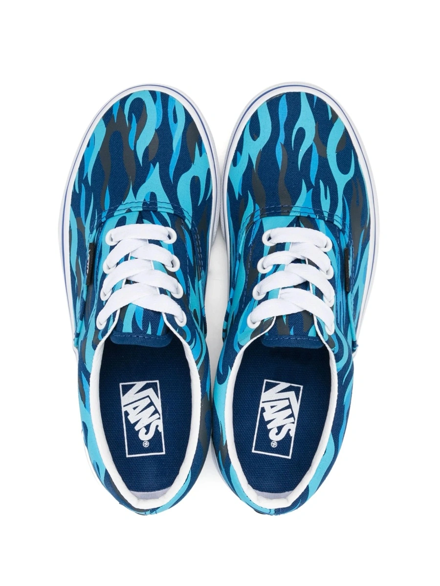 Sneakers Vans albastri din material textil - Img 3