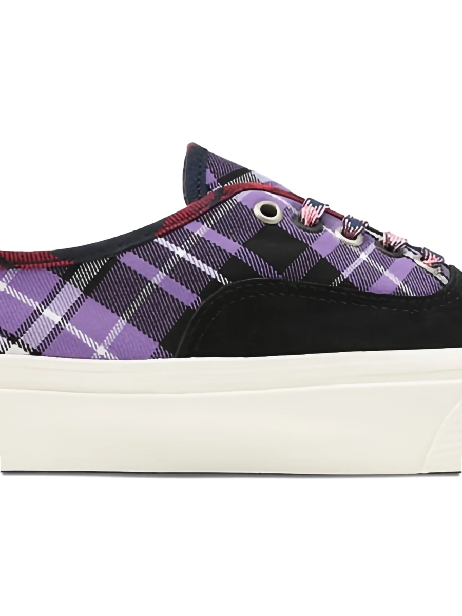Sneakers Vans negri din material textil si piele intoarsa - Img 2