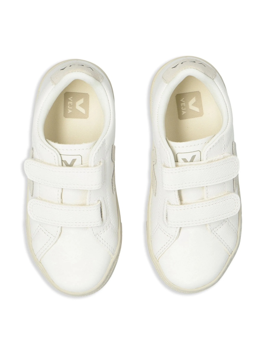Sneakers VEJA albi din piele - Img 3