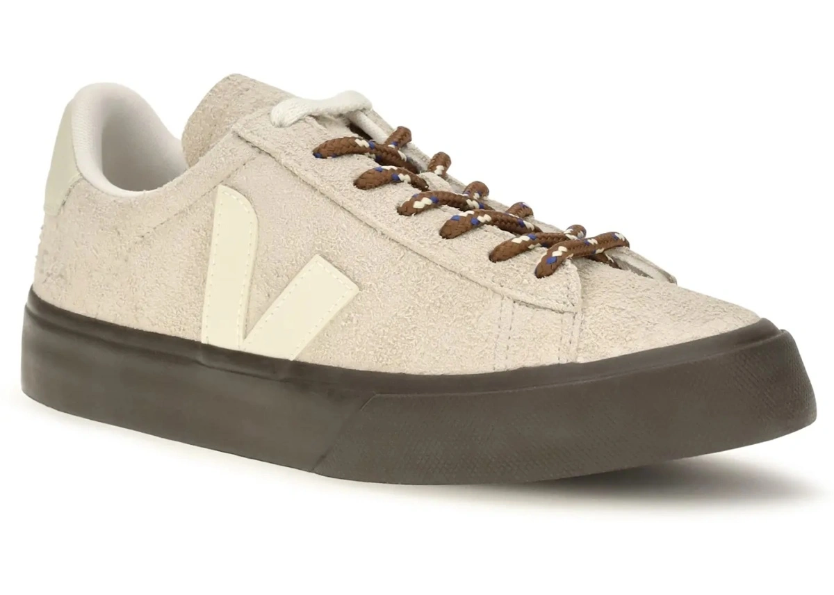 Sneakers VEJA multicolor din piele intoarsa - Img 2