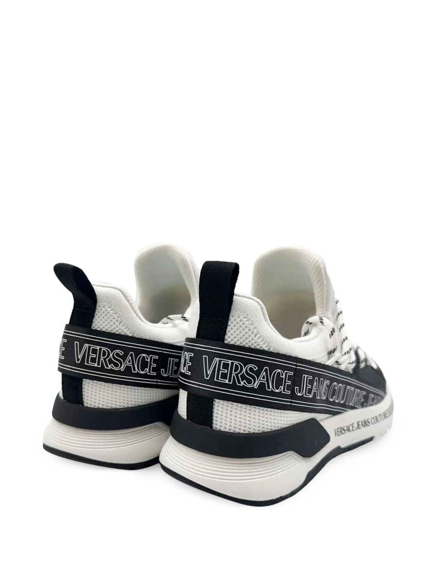 Sneakers Versace Jeans Couture albi din poliuretan si material textil - Img 3