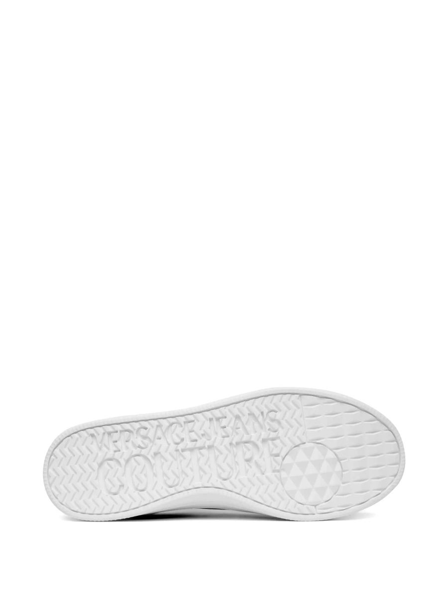 Sneakers Versace Jeans Couture negri din poliuretan si piele - Img 5