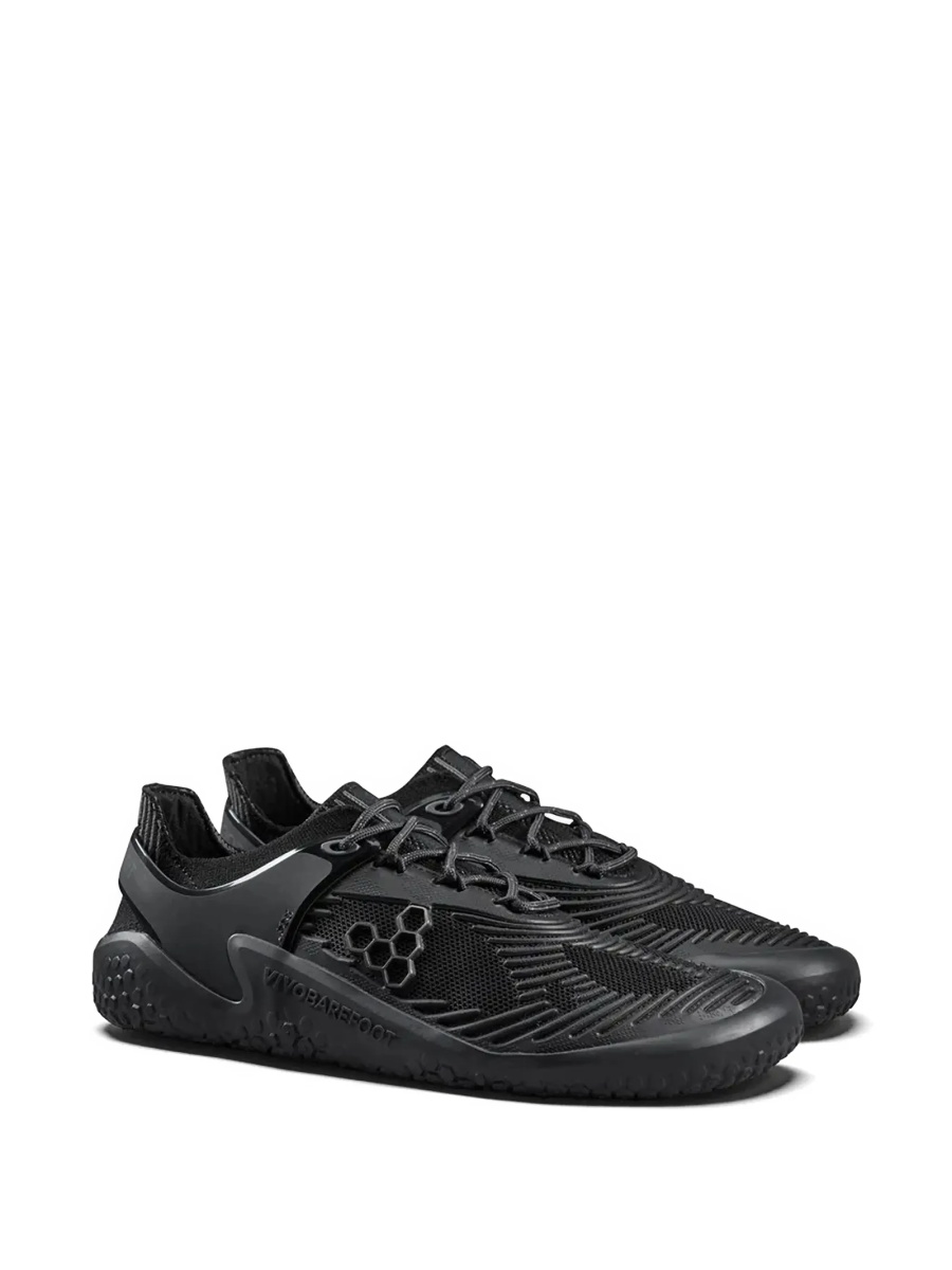 Sneakers Vivobarefoot negri din poliester reciclat - Img 2