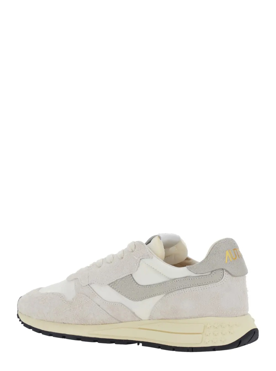 Sneakers White Sneakers with Leather Details and Rubber Sole - Img 3