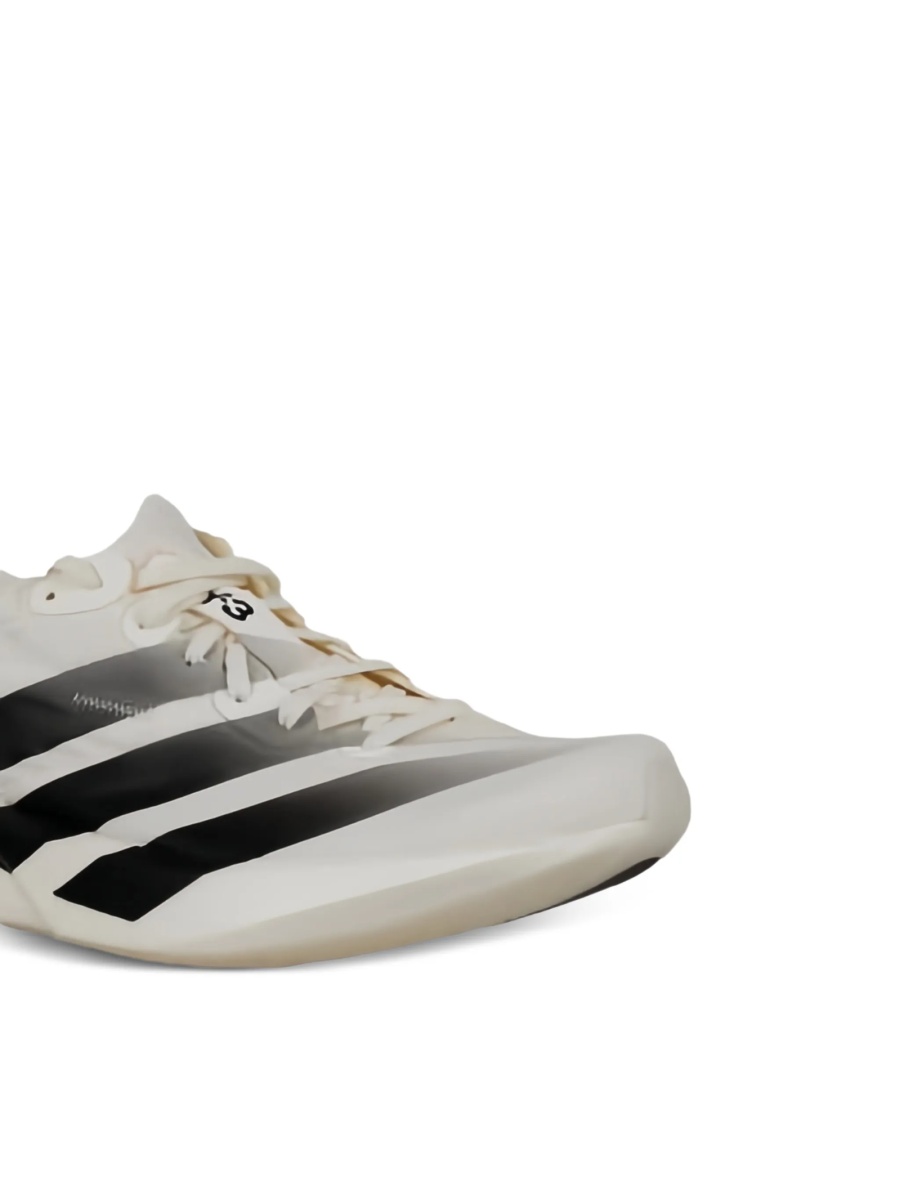 Sneakers Y-3 albi din material textil - Img 3