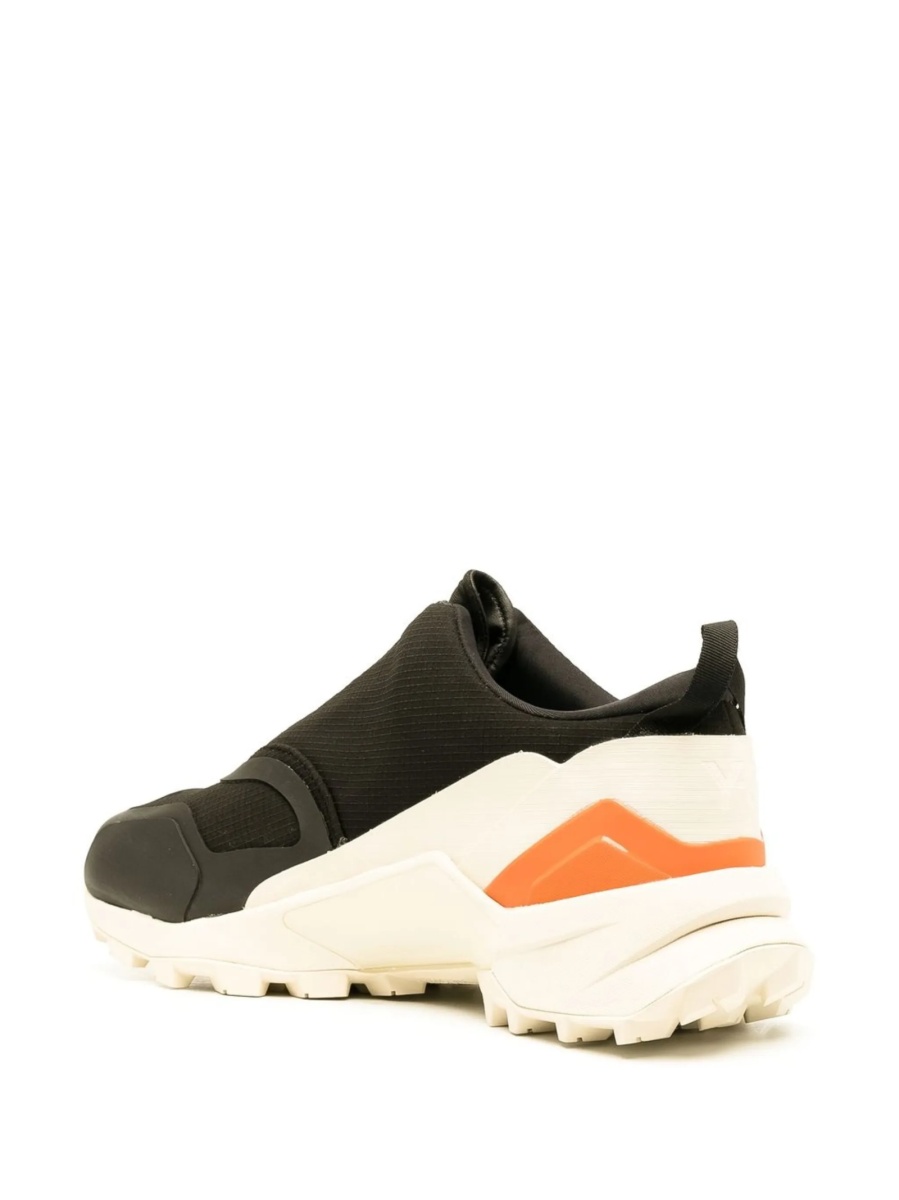 Sneakers Y-3 negri din material textil si piele - Img 3
