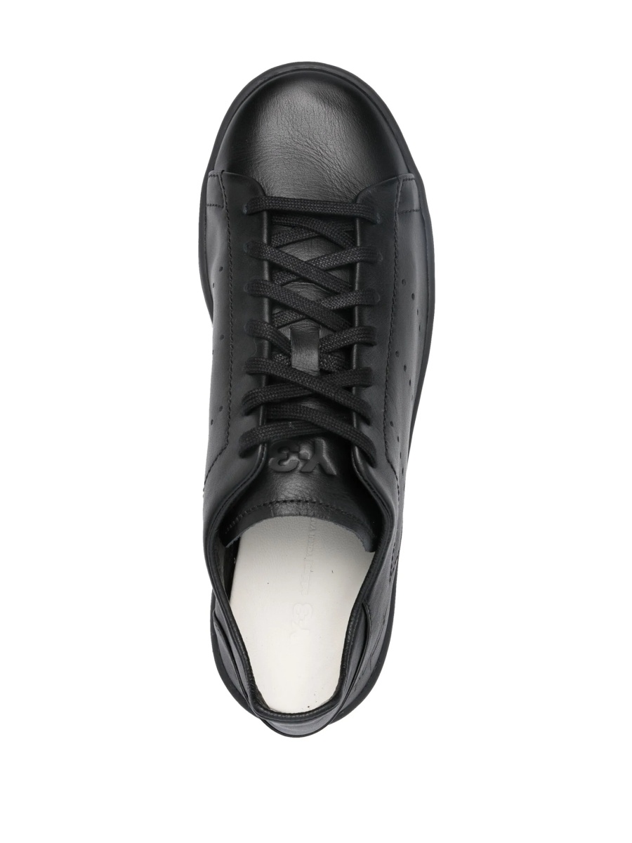 Sneakers Y-3 negri din piele - Img 4
