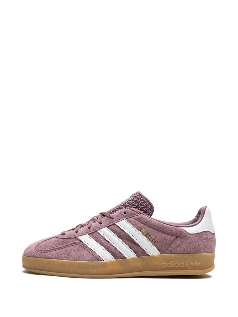 Sneakers Y-3 roz din piele intoarsa - Img 5