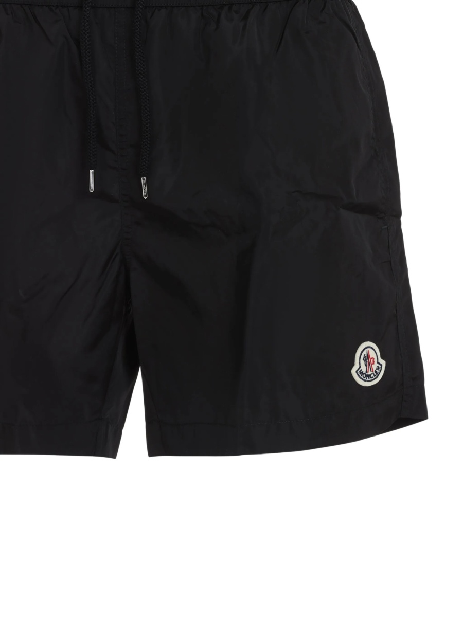 Sort de baie Moncler negru din poliamida - Img 3