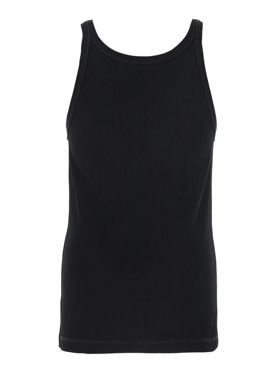 Top Dolce &amp; Gabbana negru din bumbac - Img 2