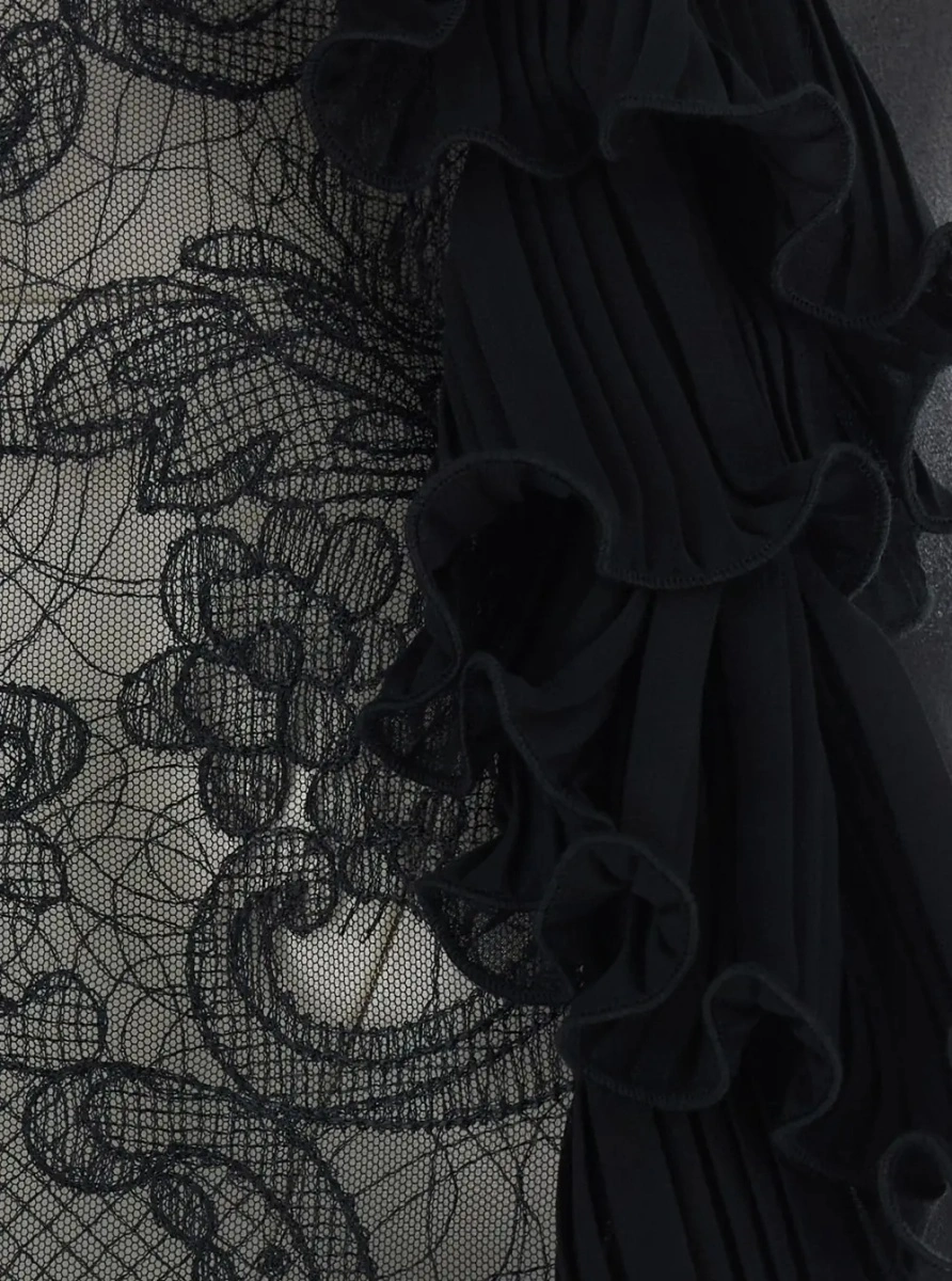 Top Elisabetta Franchi negru - Img 3