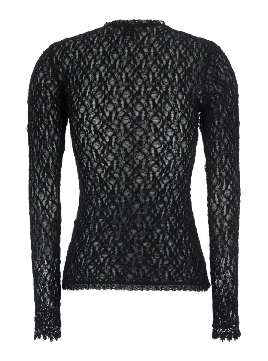 Top Isabel Marant negru din bumbac - Img 2