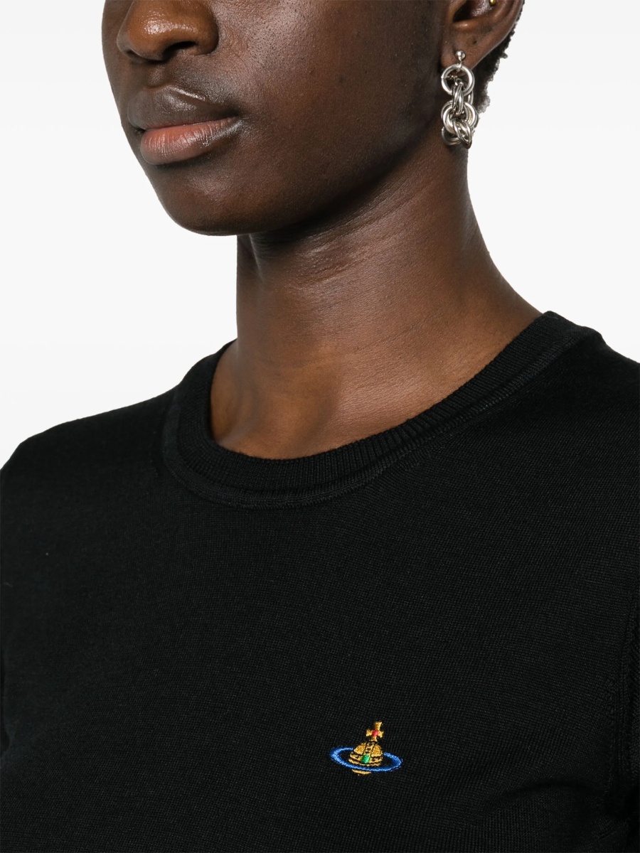 Top tricotat Vivienne Westwood negru - Img 5