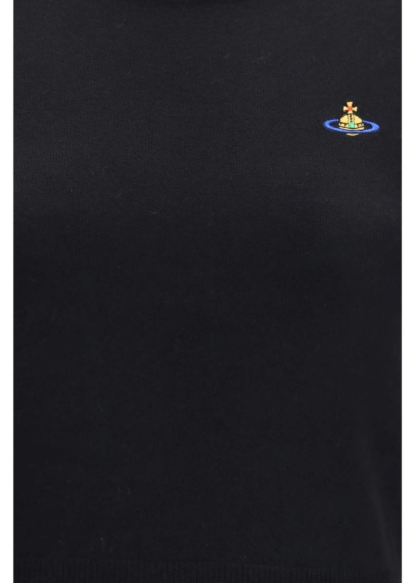 Top Vivienne Westwood negru din lana - Img 3