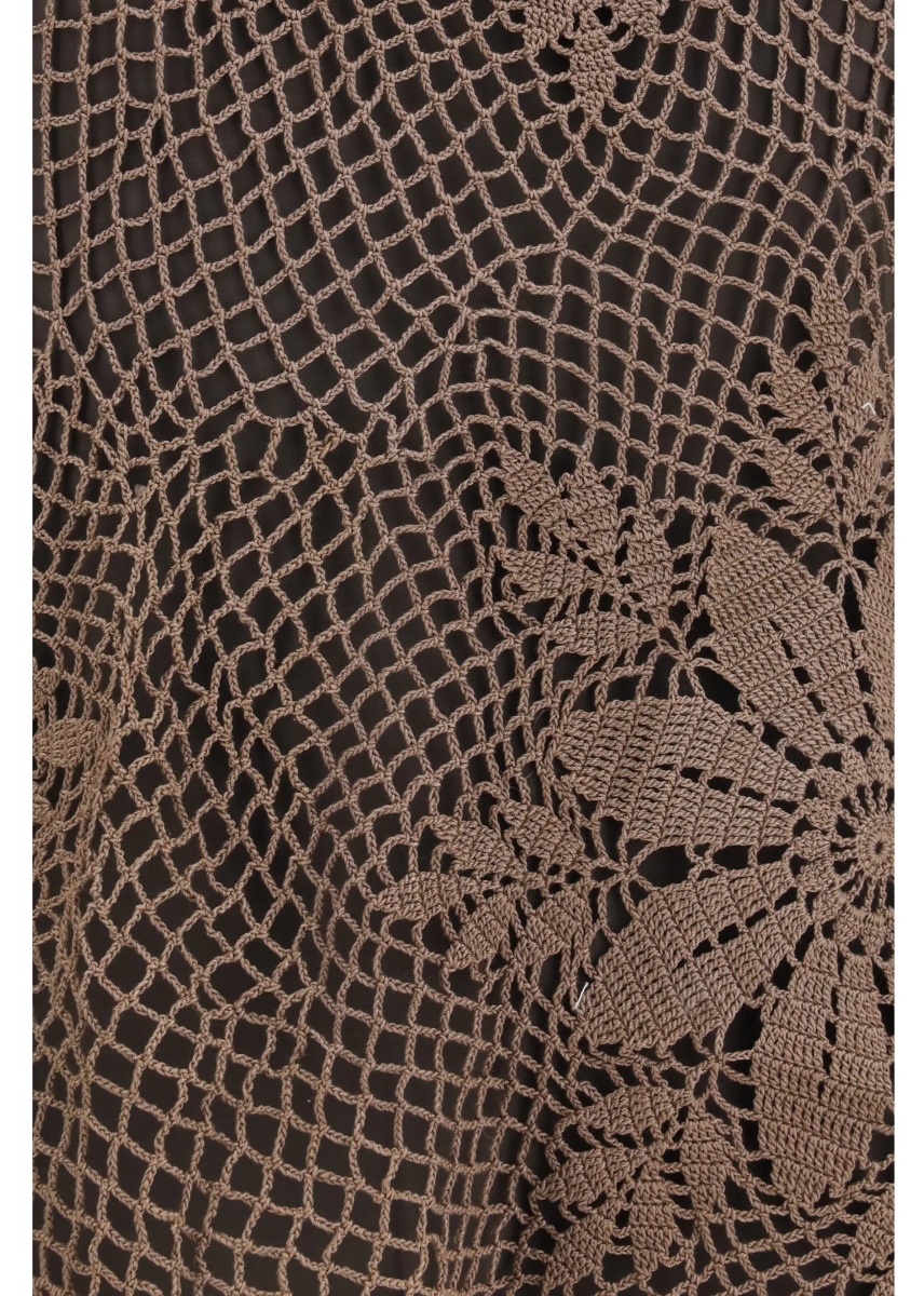 Topuri Crochet lace high-neck Top - Img 3