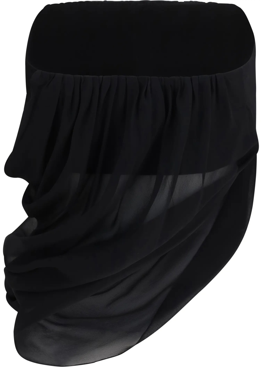 Topuri Sheer draped Top - Img 2