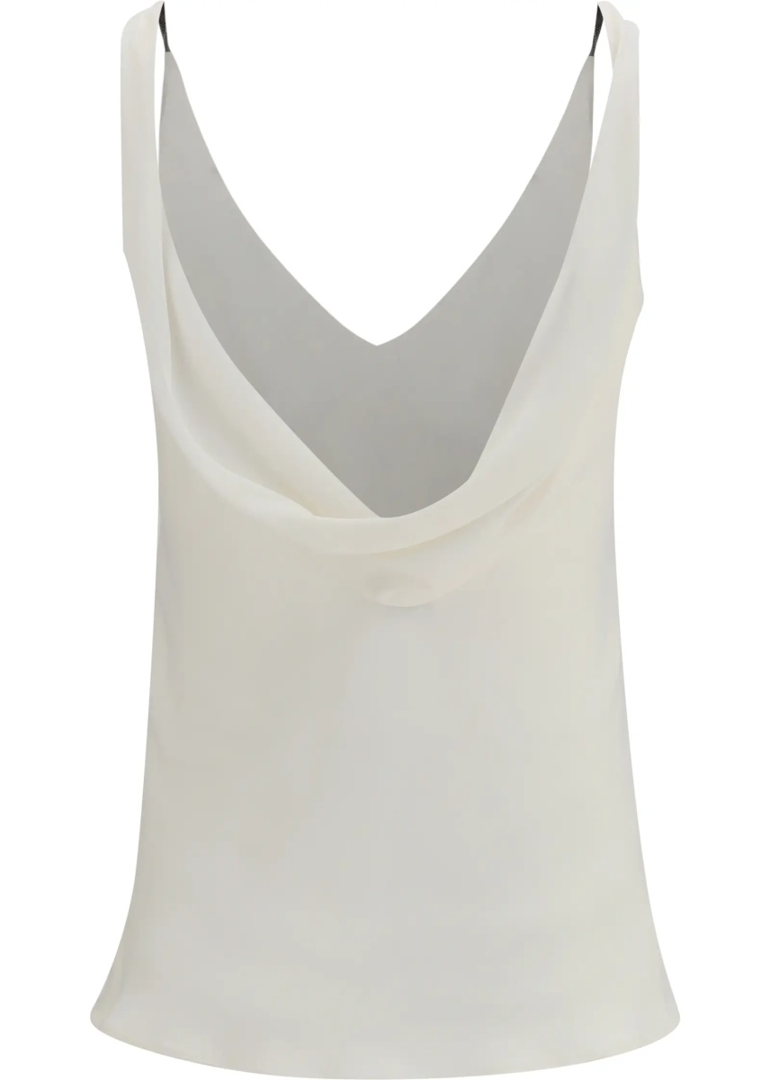 Topuri silk crêpe sablé Top - Img 2