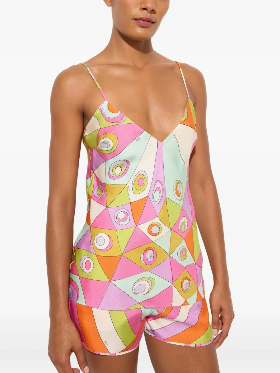Topuri Top characterized by a lively and refined design in Tech Fabric multicolor for women - Img 10