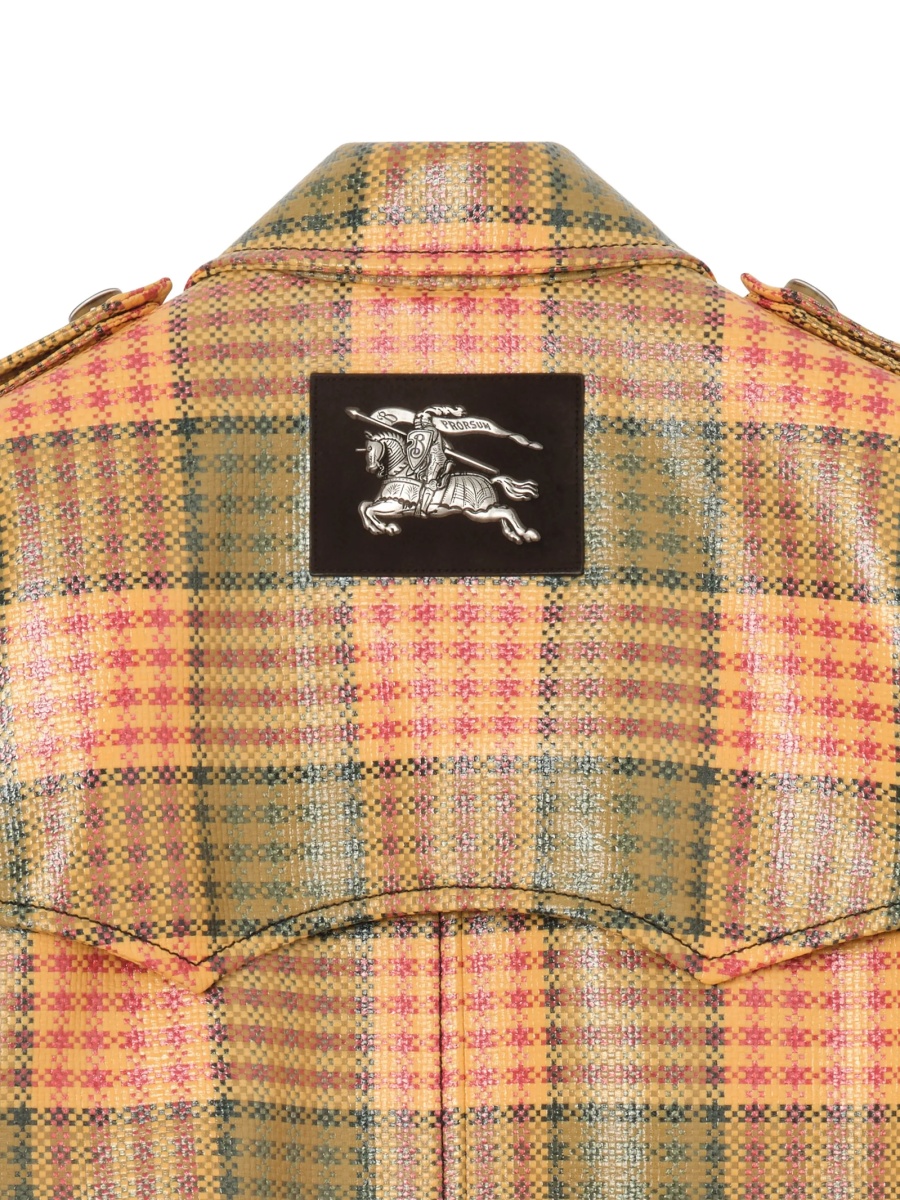 Trenci Burberry portocaliu din poliamida si polyester - Img 2
