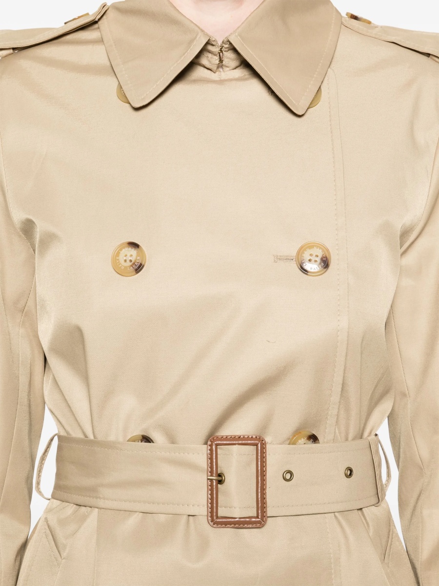 Trenci Ralph Lauren neutru din bumbac si polyester - Img 5